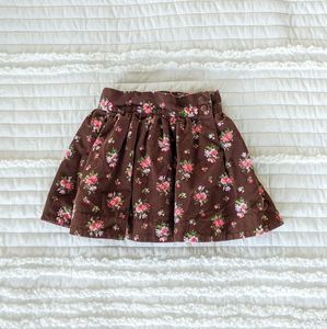 Janie and Jack Baby Girl Corduroy Floral Skirt